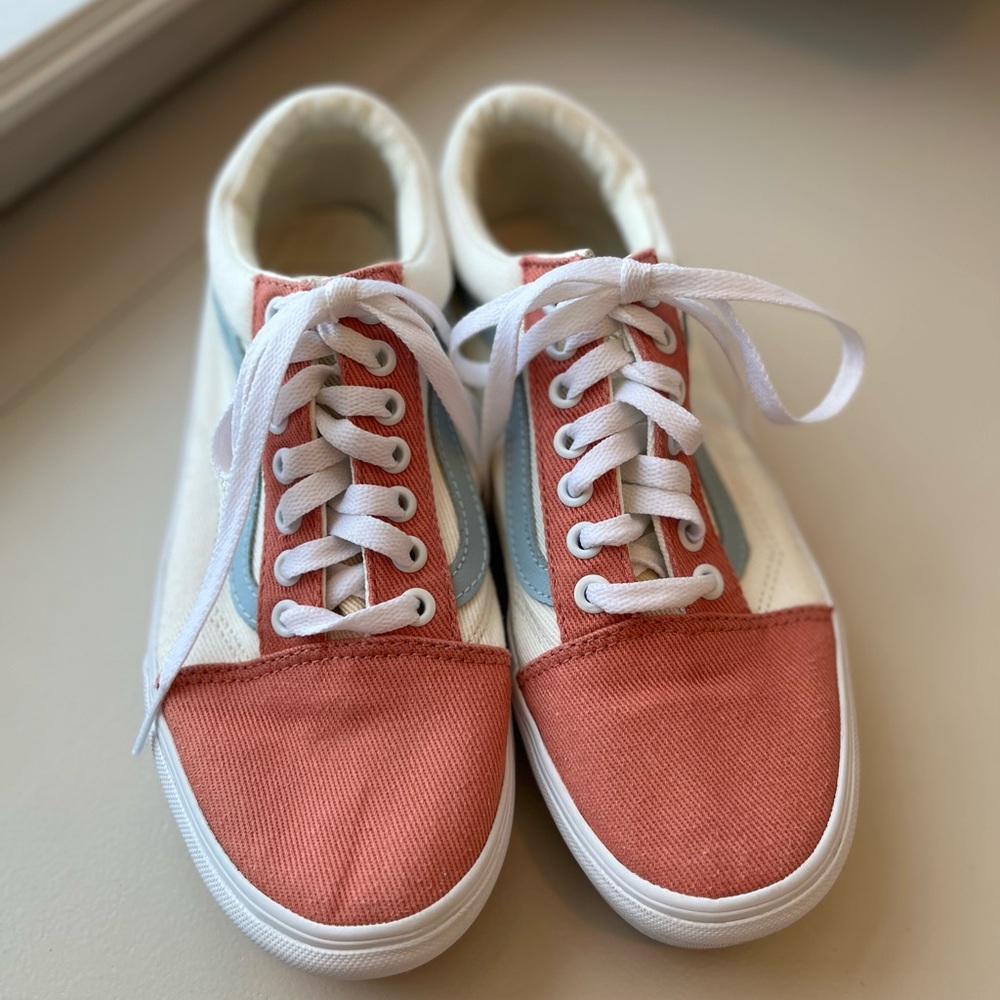 VANS Old Skool Platform Womens Pastel Color Block Shoes